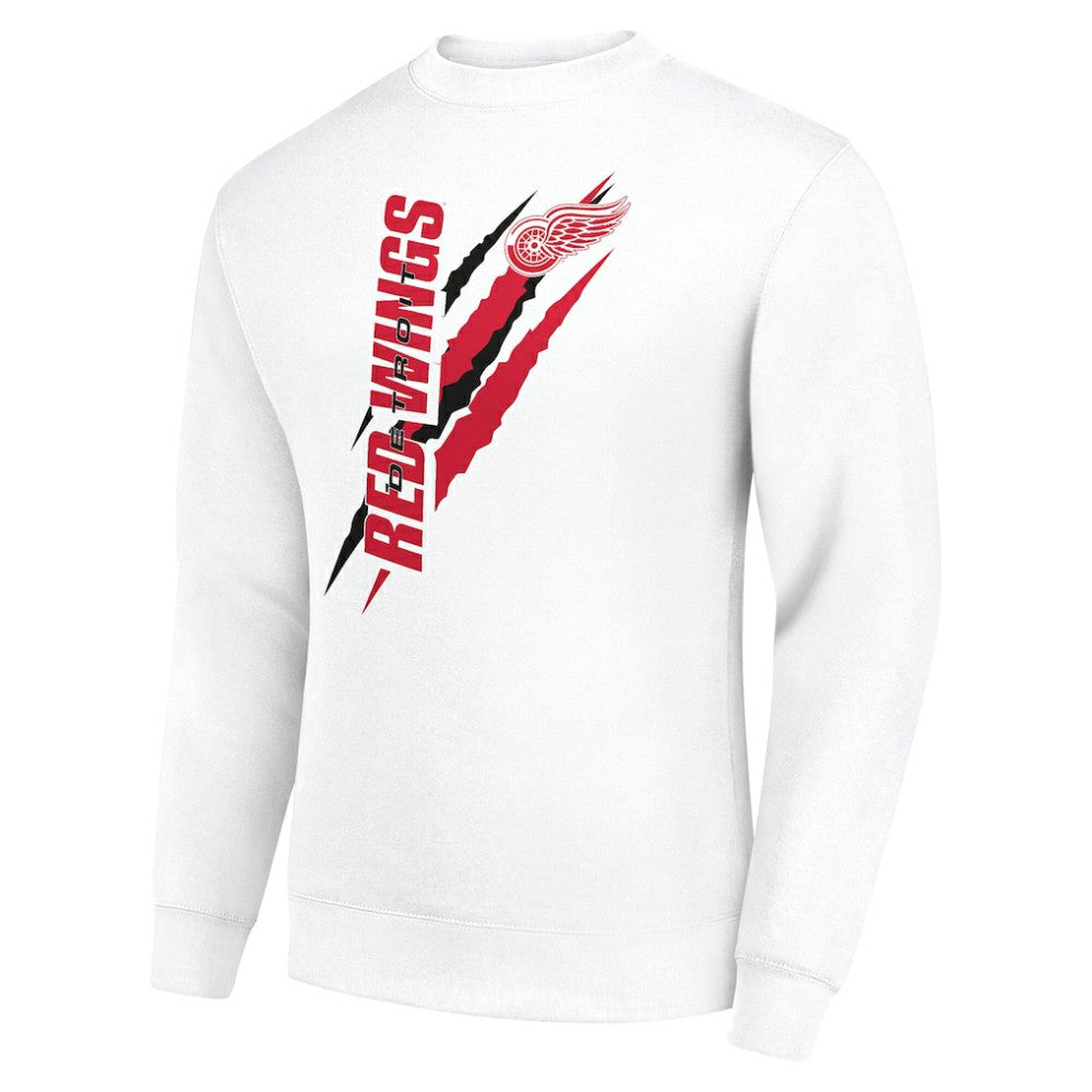 Detroit Red Wings Starter Color Scratch Pullover Sweatshirt Online