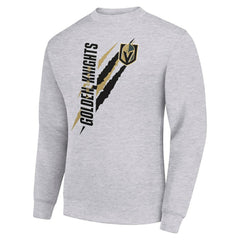 Vegas Golden Knights Starter Color Scratch Pullover Sweatshirt Sale