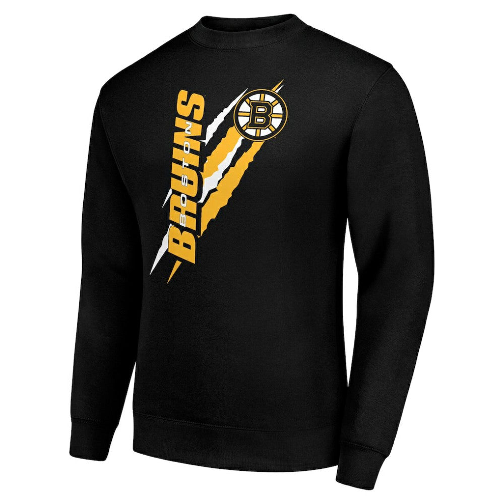 Boston Bruins Starter Color Scratch Pullover Sweatshirt Outlet