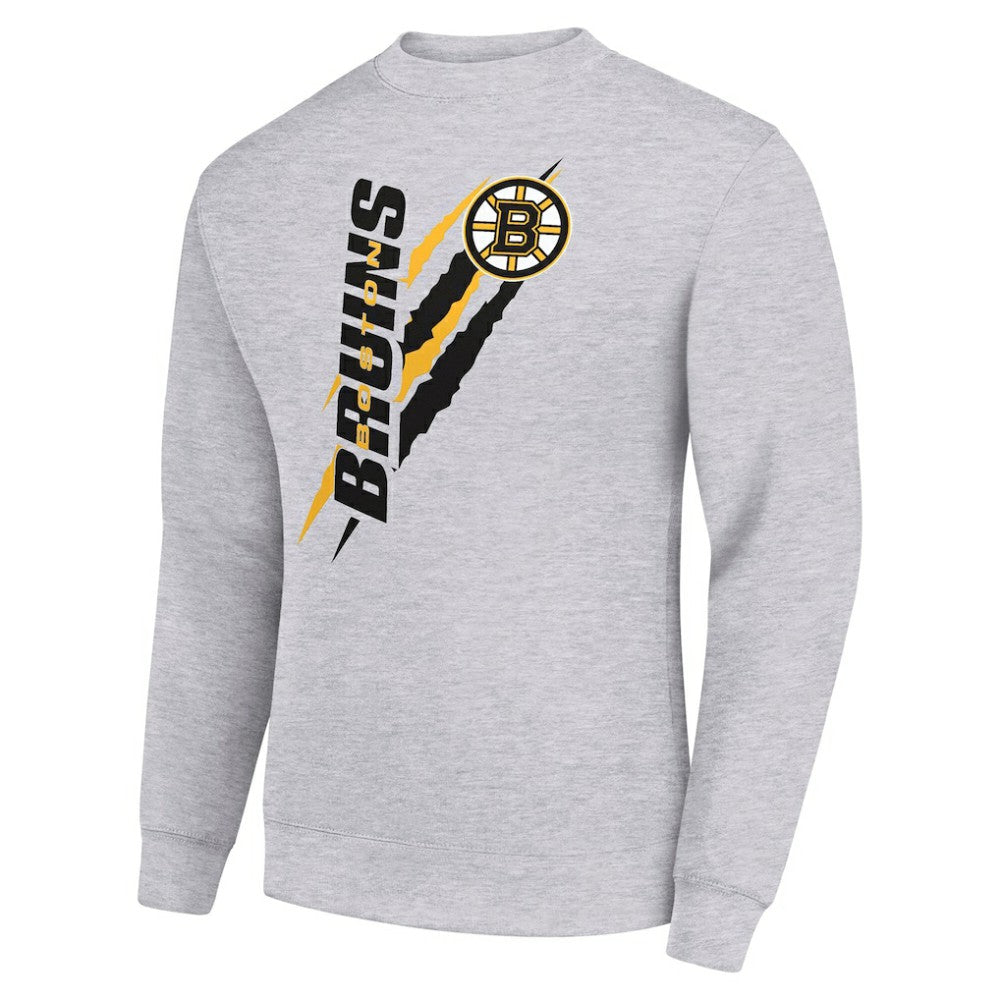 Boston Bruins Starter Color Scratch Pullover Sweatshirt Outlet