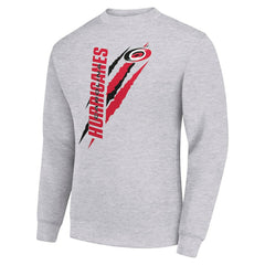 Carolina Hurricanes Starter Color Scratch Pullover Sweatshirt Discount