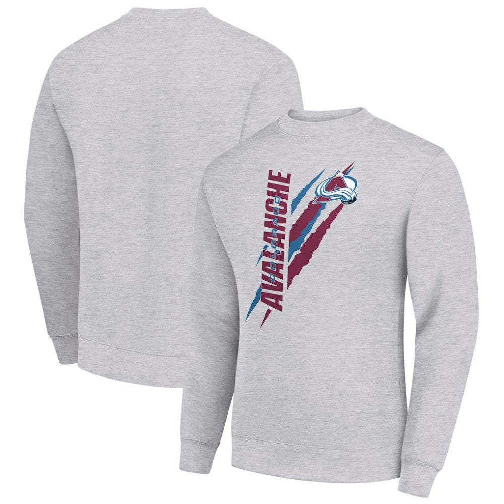 Colorado Avalanche Starter Color Scratch Pullover Sweatshirt Sale