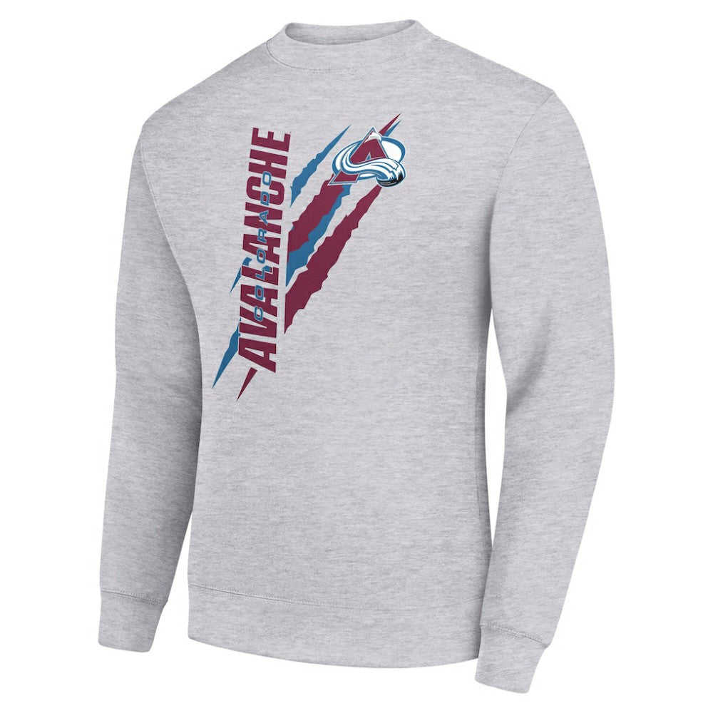 Colorado Avalanche Starter Color Scratch Pullover Sweatshirt Sale
