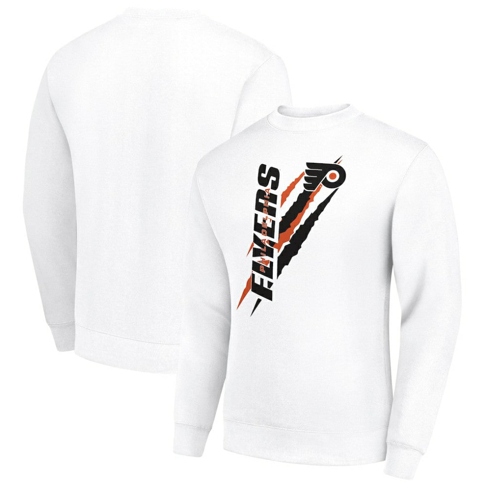 Philadelphia Flyers Starter Color Scratch Pullover Sweatshirt Discount