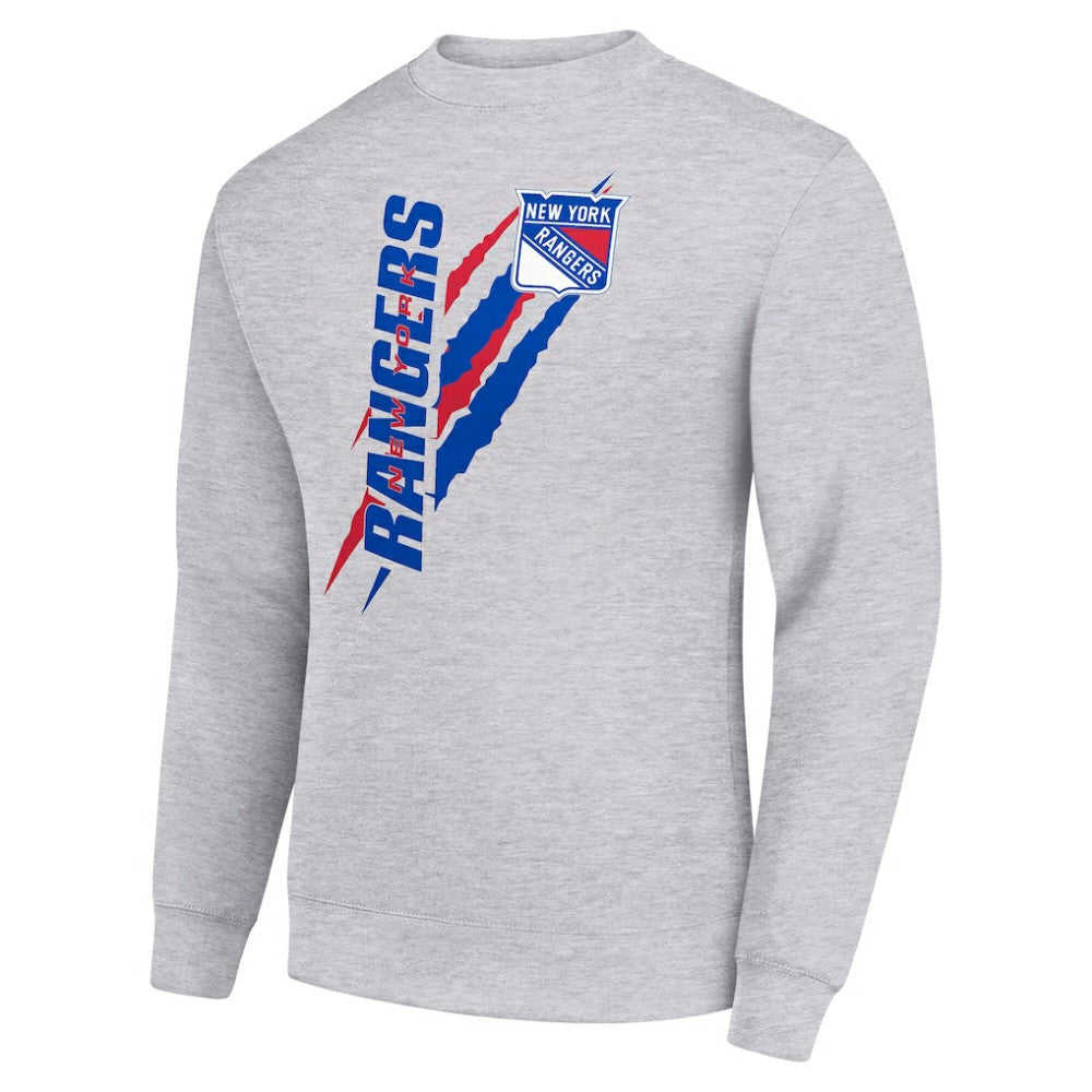 New York Rangers Starter Color Scratch Pullover Sweatshirt For Sale
