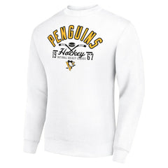Pittsburgh Penguins Starter Stick And Puck Logo Fleece Pullover Sweatshirt Online