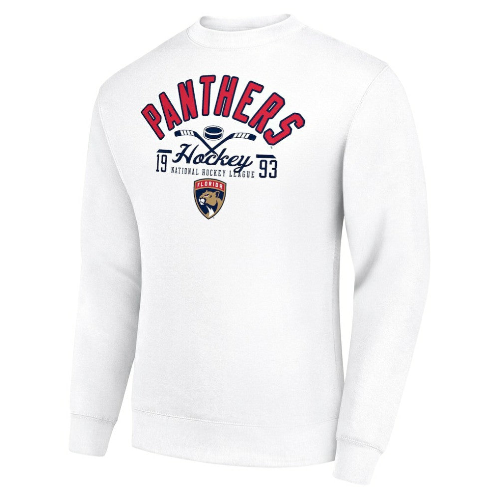 Florida Panthers Starter Stick And Puck Logo Fleece Pullover Sweatshirt Sale