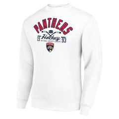 Florida Panthers Starter Stick And Puck Logo Fleece Pullover Sweatshirt Sale