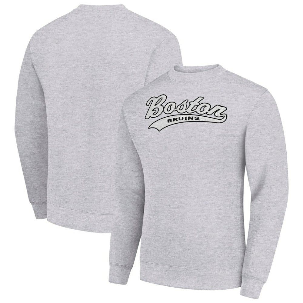 Boston Bruins Starter  Tailsweep City Pullover Sweatshirt Discount