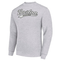 Boston Bruins Starter  Tailsweep City Pullover Sweatshirt Discount