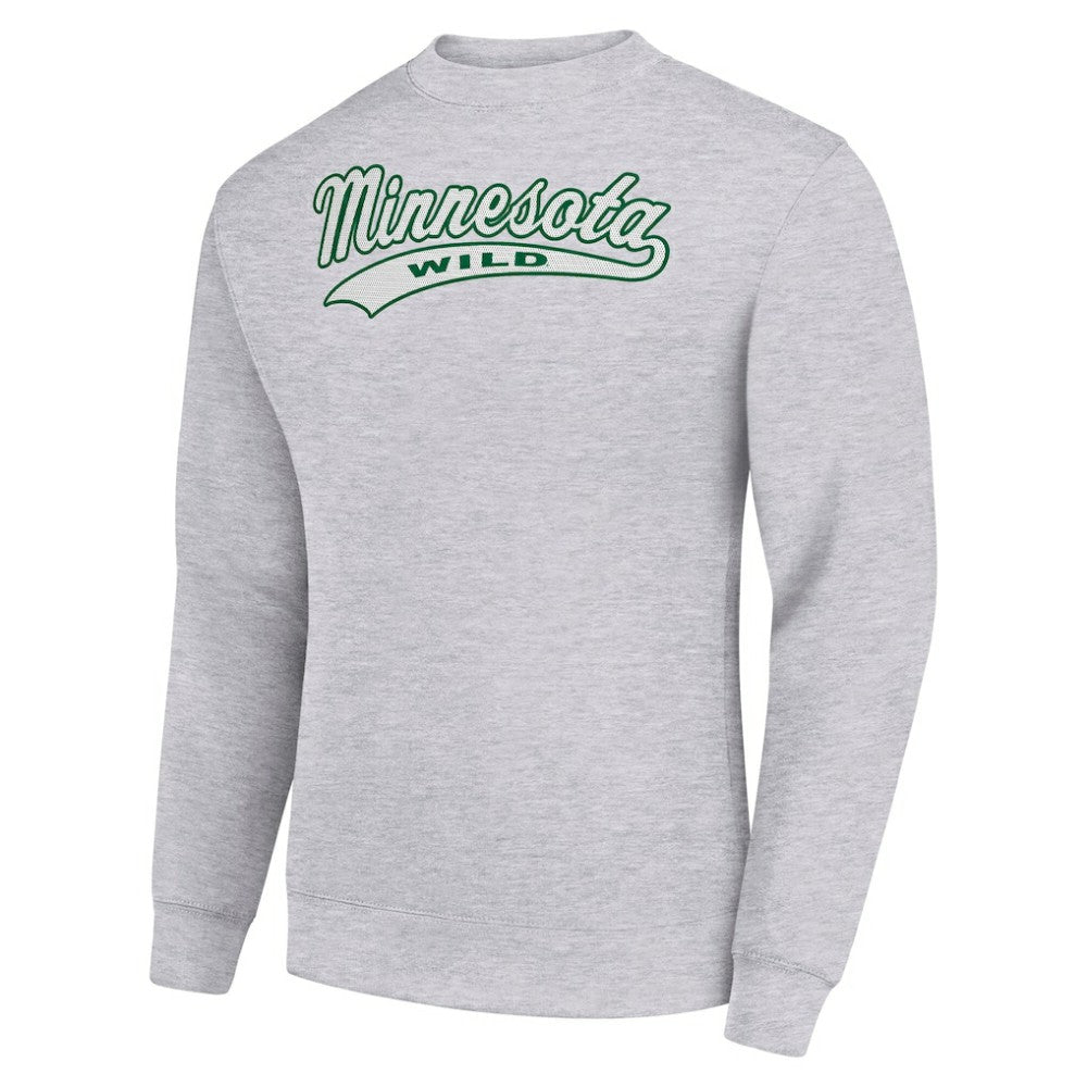 Minnesota Wild Starter  Tailsweep City Pullover Sweatshirt Outlet