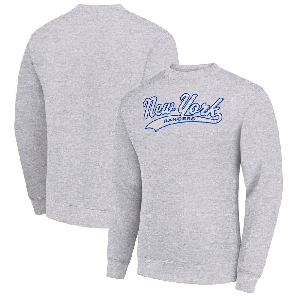 New York Rangers Starter  Tailsweep City Pullover Sweatshirt For Sale