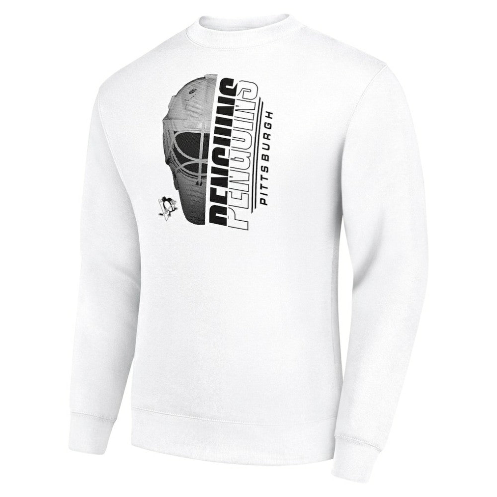 Pittsburgh Penguins Starter  Half Helmet Team Logo Pullover Sweatshirt Outlet