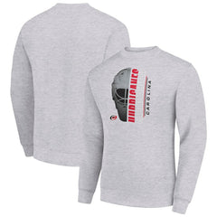Carolina Hurricanes Starter  Half Helmet Team Logo Pullover Sweatshirt Discount