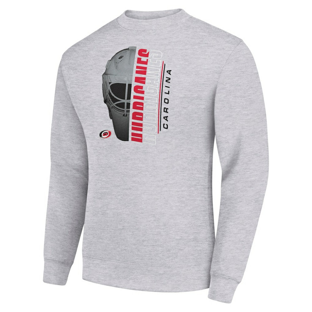 Carolina Hurricanes Starter  Half Helmet Team Logo Pullover Sweatshirt Discount