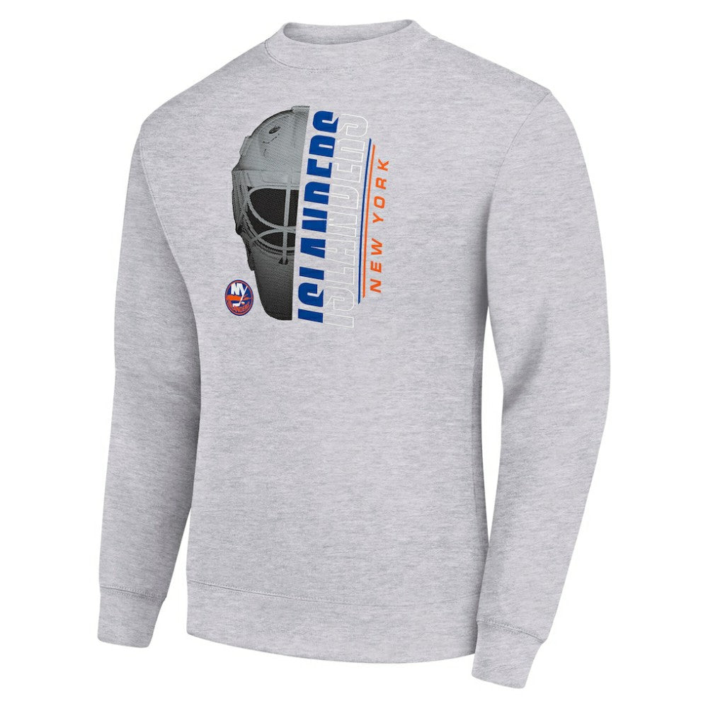 New York Islanders Starter  Half Helmet Team Logo Pullover Sweatshirt Outlet