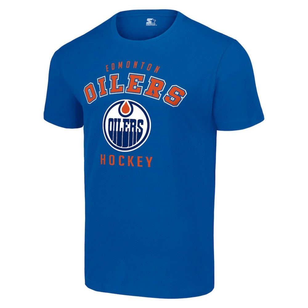 Edmonton Oilers Starter Logo T-Shirt Discount