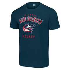 Columbus Blue Jackets Starter Logo T-Shirt On Sale