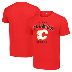 Calgary Flames Starter Logo T-Shirt For Sale