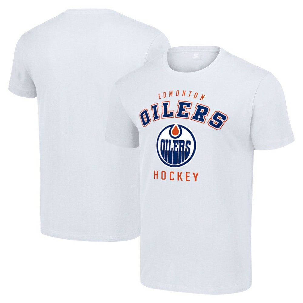 Edmonton Oilers Starter Logo T-Shirt Outlet