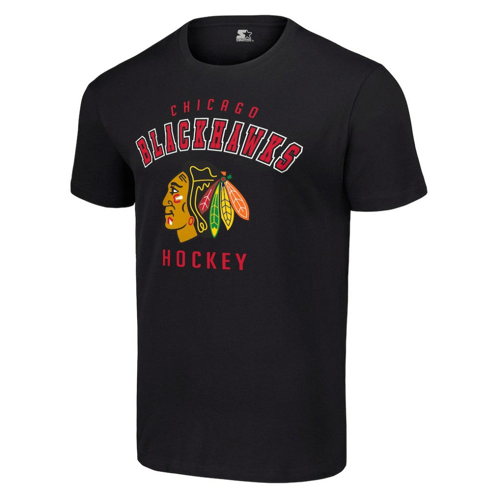 Chicago Blackhawks Starter Logo T-Shirt Outlet