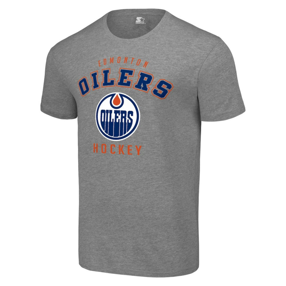 Edmonton Oilers Starter Logo T-Shirt On Sale
