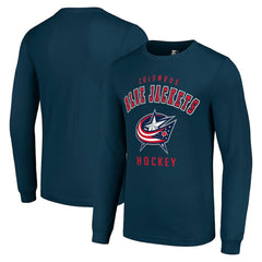 Columbus Blue Jackets Starter Logo Long Sleeve T-Shirt Sale