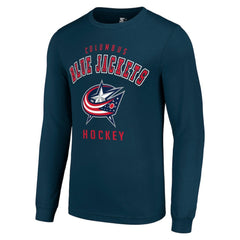 Columbus Blue Jackets Starter Logo Long Sleeve T-Shirt Sale