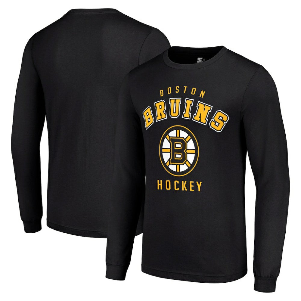 Boston Bruins Starter Logo Long Sleeve T-Shirt Outlet