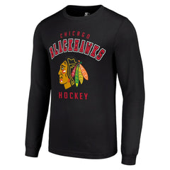 Chicago Blackhawks Starter Logo Long Sleeve T-Shirt Sale