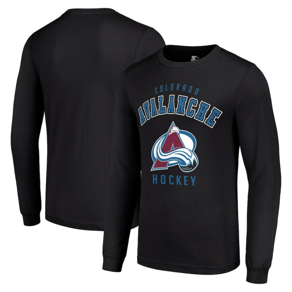 Colorado Avalanche Starter Logo Long Sleeve T-Shirt For Sale
