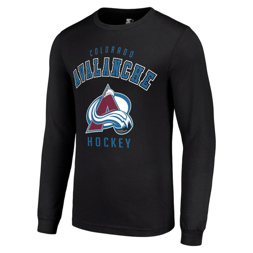 Colorado Avalanche Starter Logo Long Sleeve T-Shirt For Sale