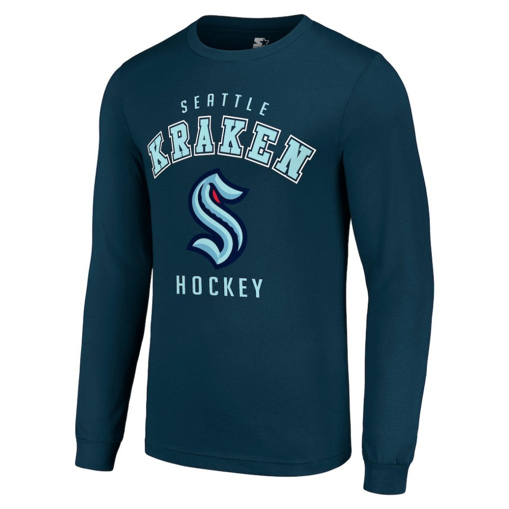 Seattle Kraken Starter Logo Long Sleeve T-Shirt Sale