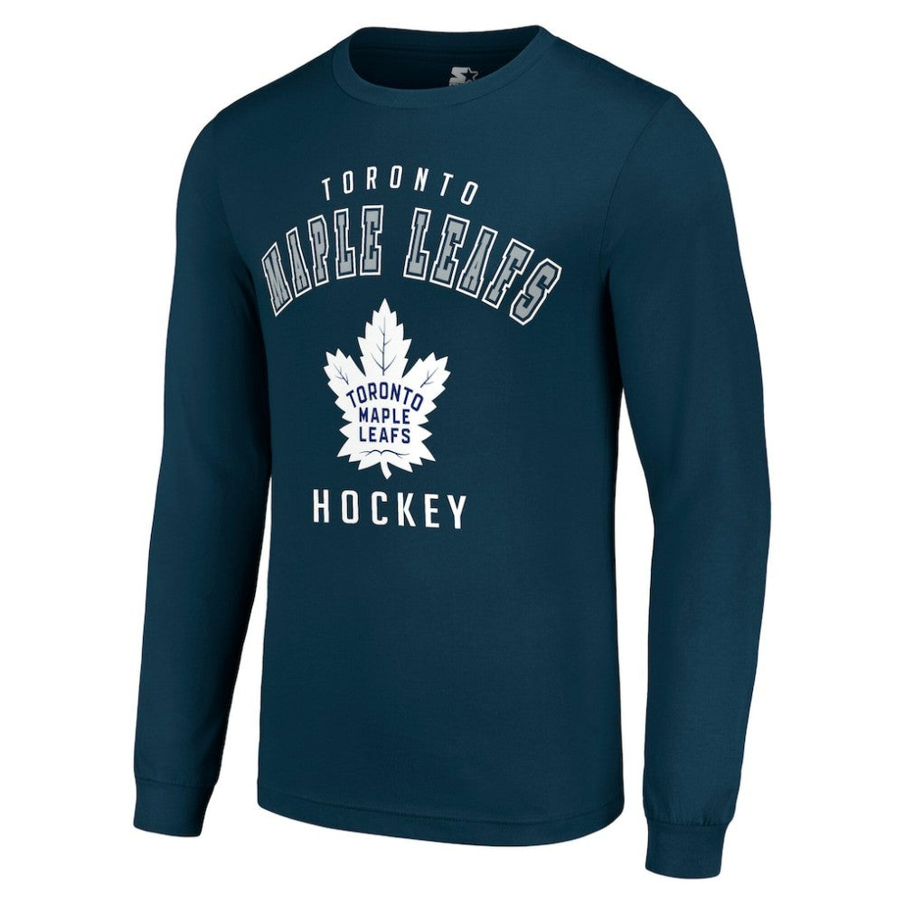 Toronto Maple Leafs Starter Logo Long Sleeve T-Shirt On Sale