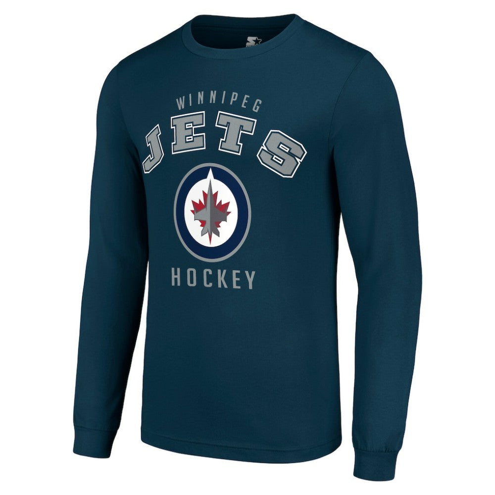 Winnipeg Jets Starter Logo Long Sleeve T-Shirt For Sale