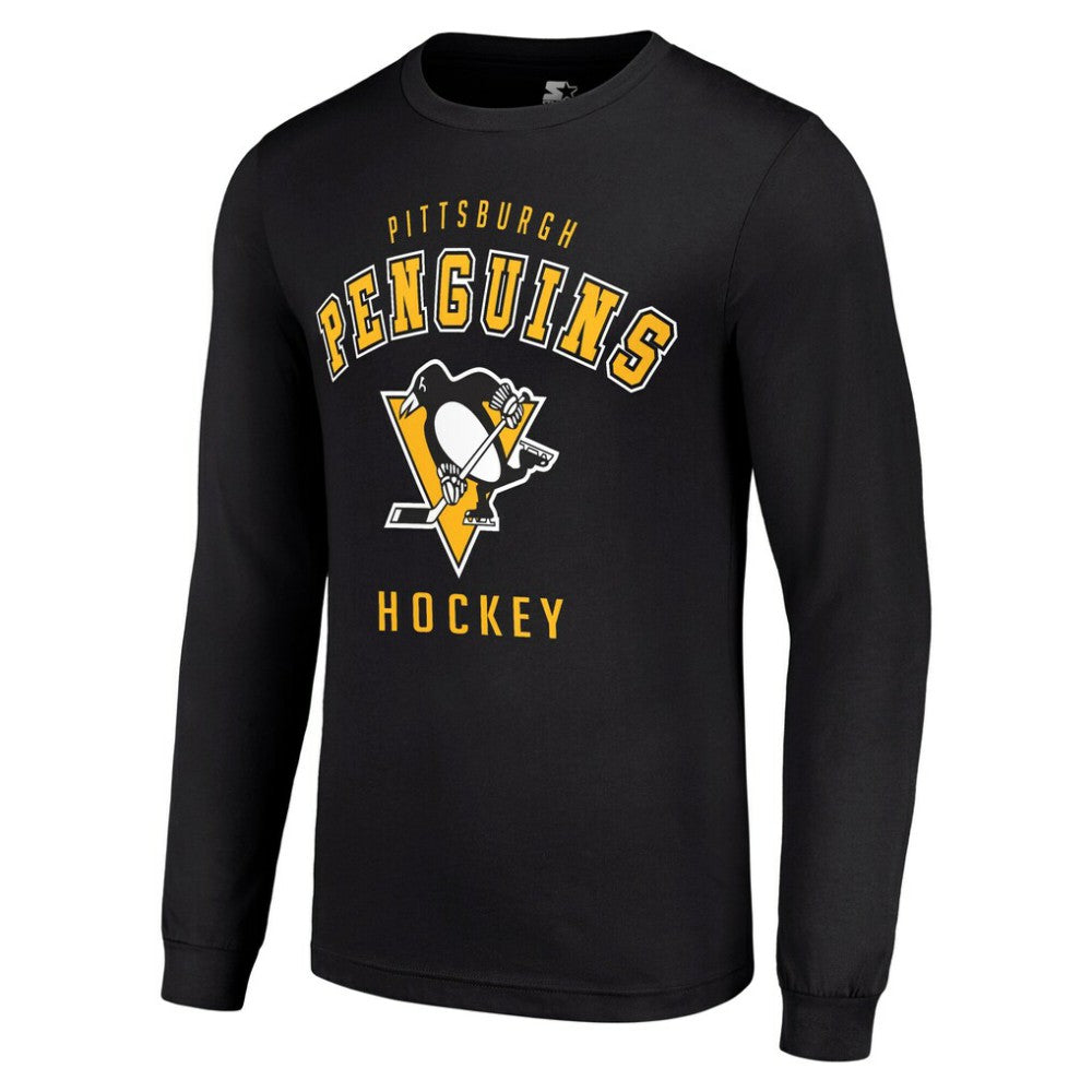 Pittsburgh Penguins Starter Logo Long Sleeve T-Shirt Discount
