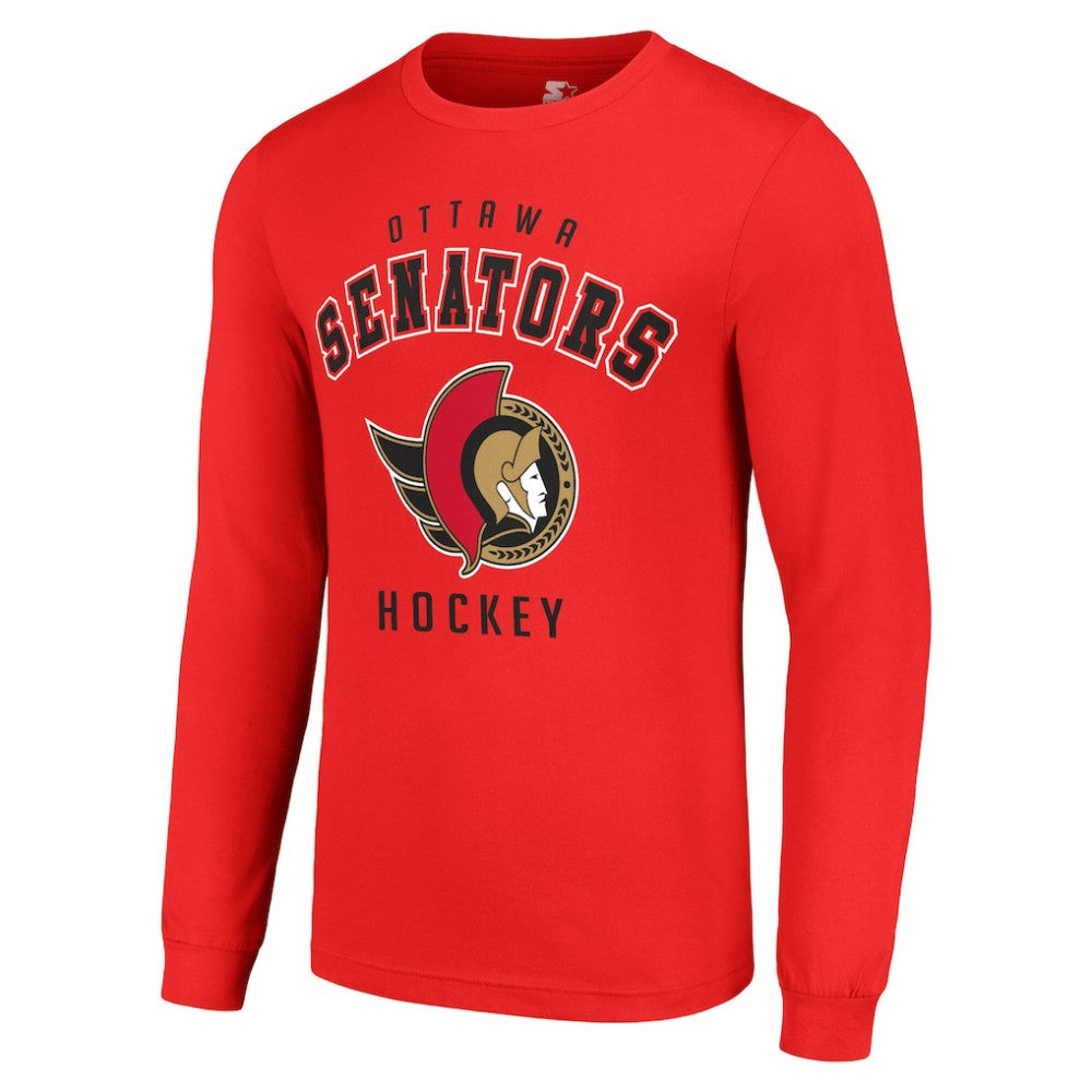 Ottawa Senators Starter Logo Long Sleeve T-Shirt On Sale