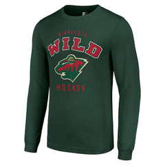 Minnesota Wild Starter Logo Long Sleeve T-Shirt On Sale