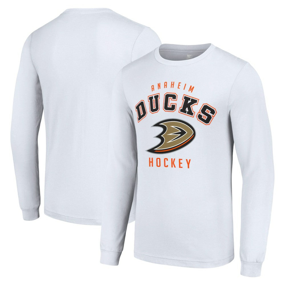 Anaheim Ducks Starter Logo Long Sleeve T-Shirt For Sale