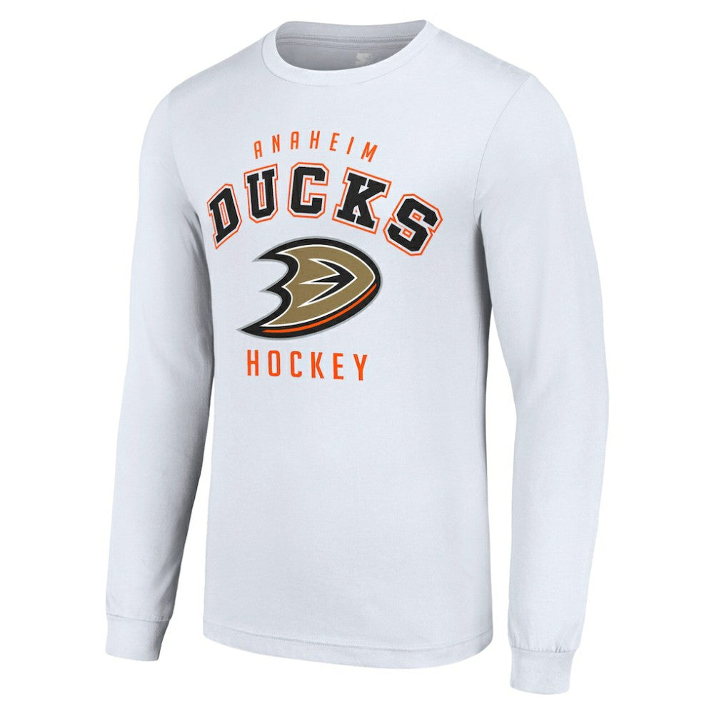 Anaheim Ducks Starter Logo Long Sleeve T-Shirt For Sale