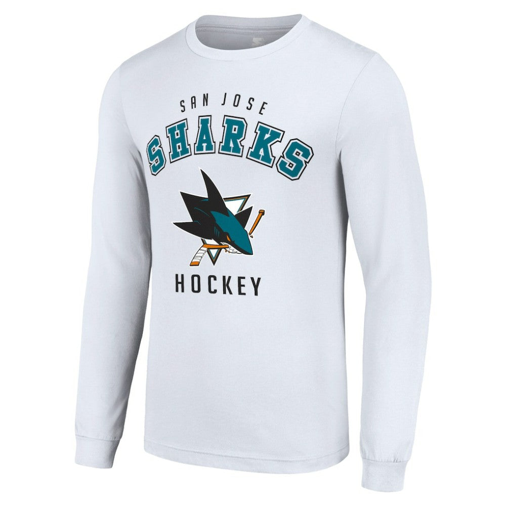 San Jose Sharks Starter Logo Long Sleeve T-Shirt Online