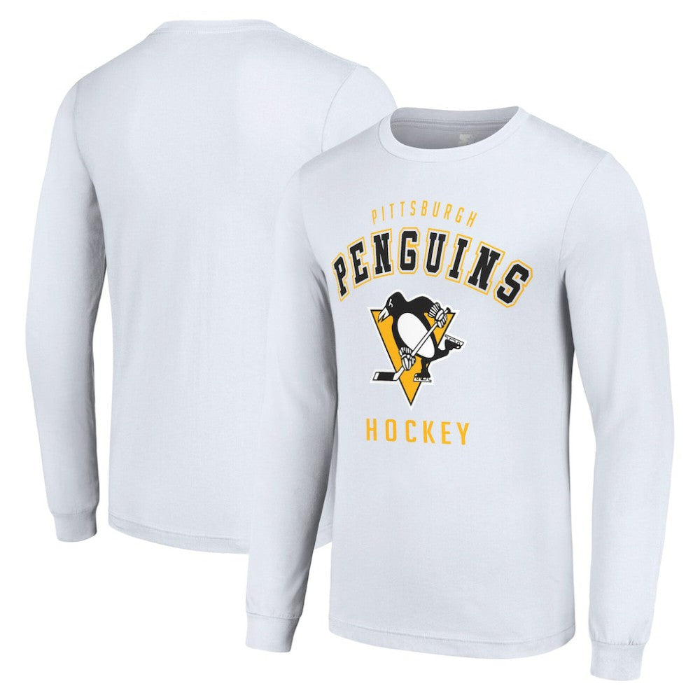Pittsburgh Penguins Starter Logo Long Sleeve T-Shirt For Sale