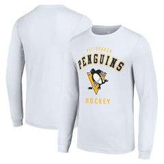 Pittsburgh Penguins Starter Logo Long Sleeve T-Shirt For Sale