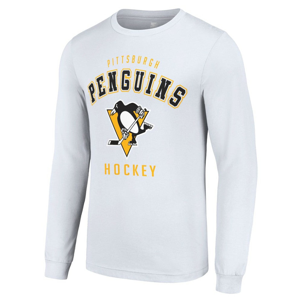 Pittsburgh Penguins Starter Logo Long Sleeve T-Shirt For Sale