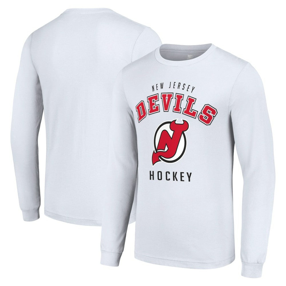 New Jersey Devils Starter Logo Long Sleeve T-Shirt Online