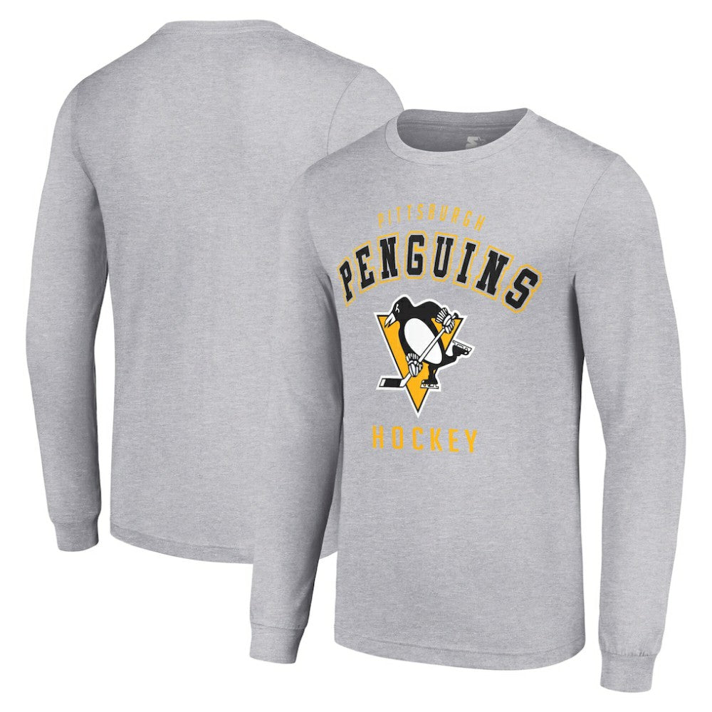 Pittsburgh Penguins Starter Logo Long Sleeve T-Shirt On Sale