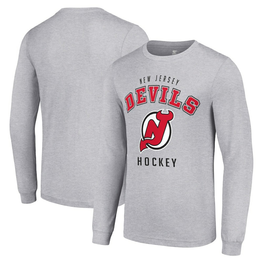 New Jersey Devils Starter Logo Long Sleeve T-Shirt On Sale