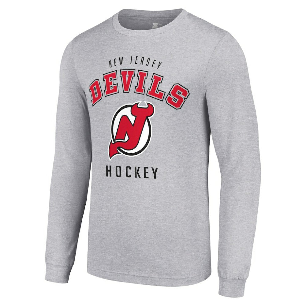 New Jersey Devils Starter Logo Long Sleeve T-Shirt On Sale