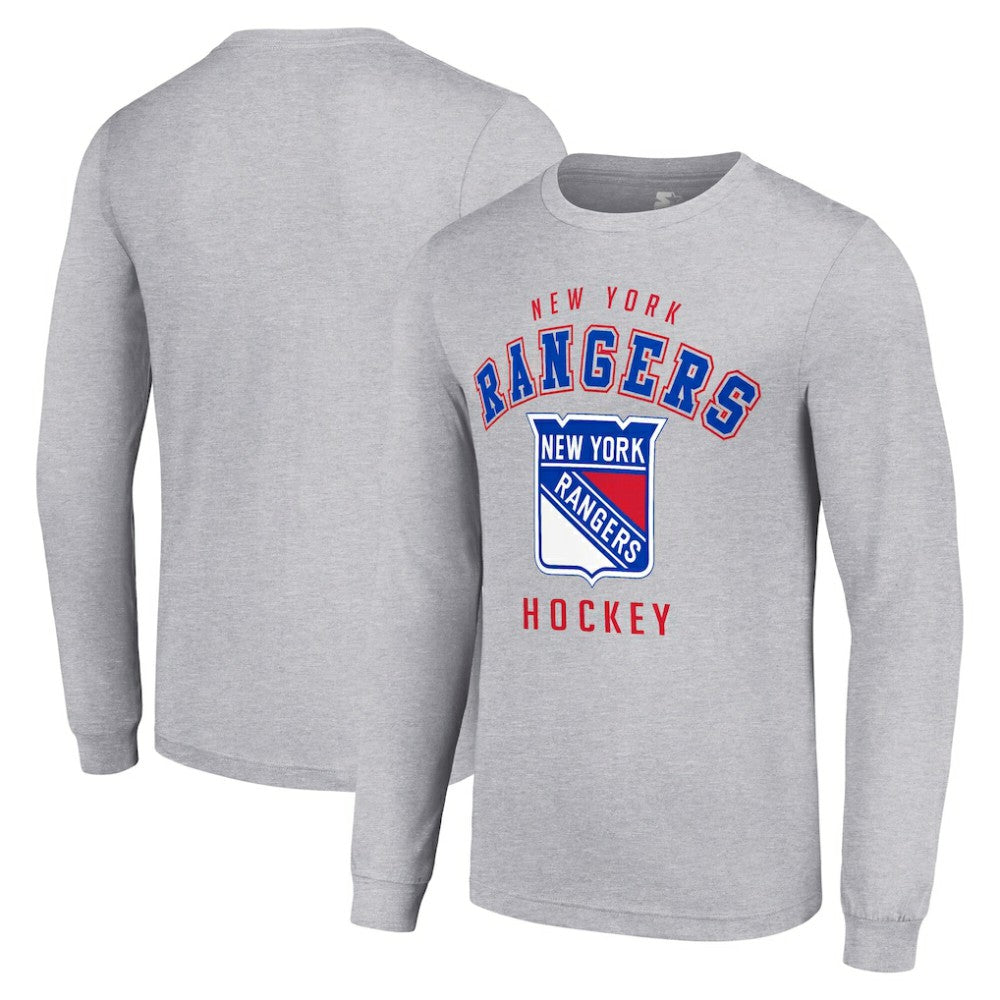New York Rangers Starter Logo Long Sleeve T-Shirt On Sale