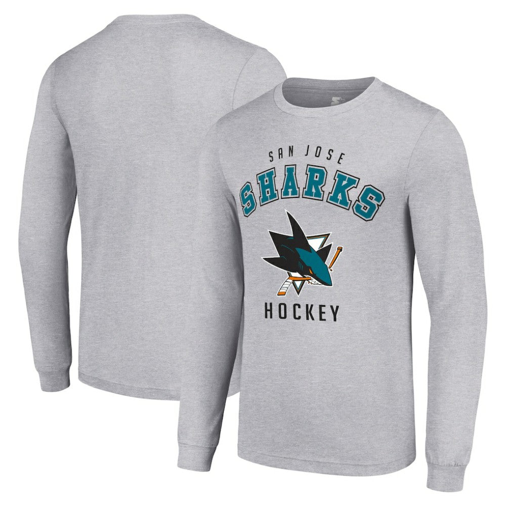 San Jose Sharks Starter Logo Long Sleeve T-Shirt Outlet